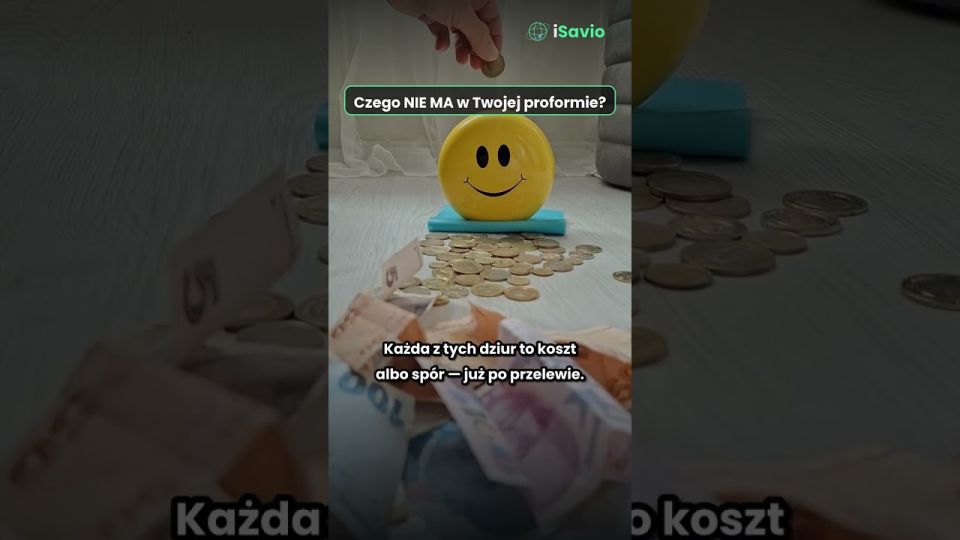 Czego nie ma w twojej proformie?
